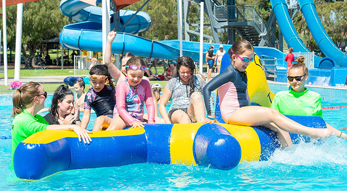 Online bookings at Waterworld aquatic centre birthday party